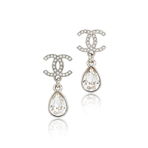 chanel teardrop earrings price|vintage bridal chandelier earrings.